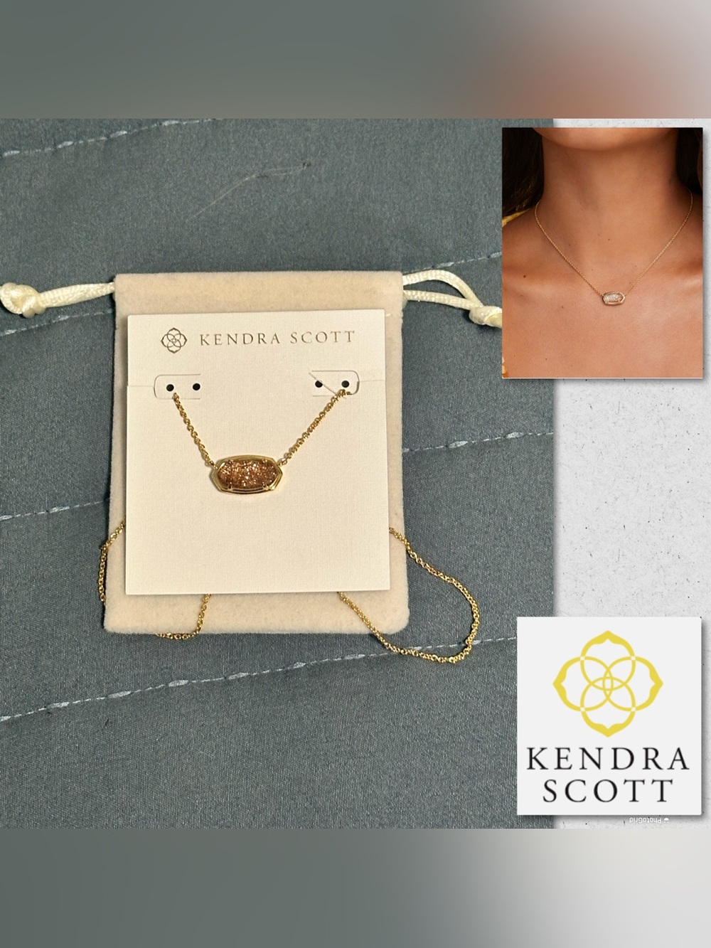 Kendra Scott Gold Elisa Necklace
